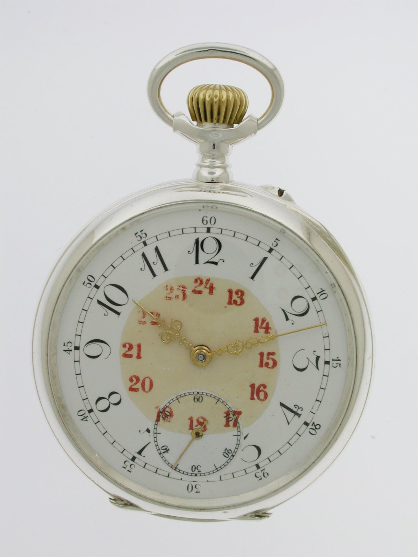 Silver Halda Swedish Patek Philippe  Pocket Watch - 1900
