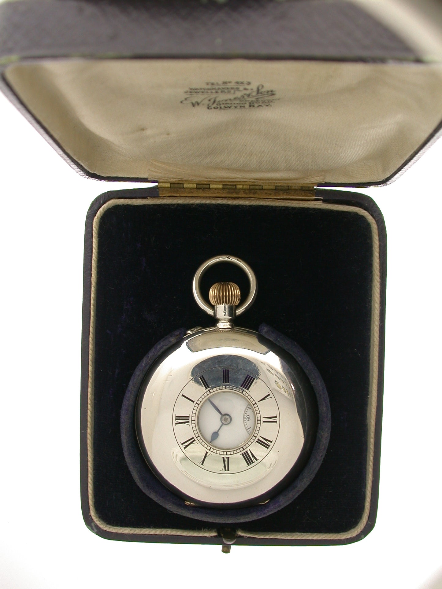 Vacheron & Constantin Silver 0.935 Half Hunter P/W Swiss made 1885