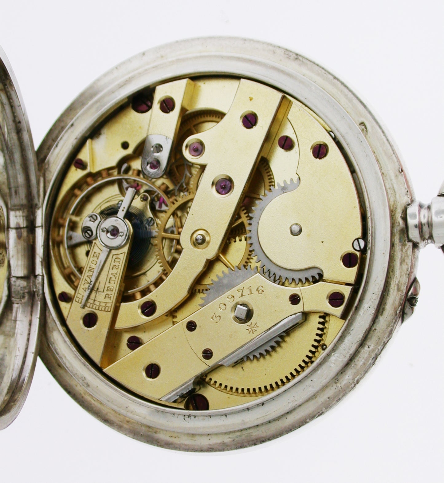 Vacheron & Constantin Silver 0.935 Half Hunter P/W Swiss made 1885