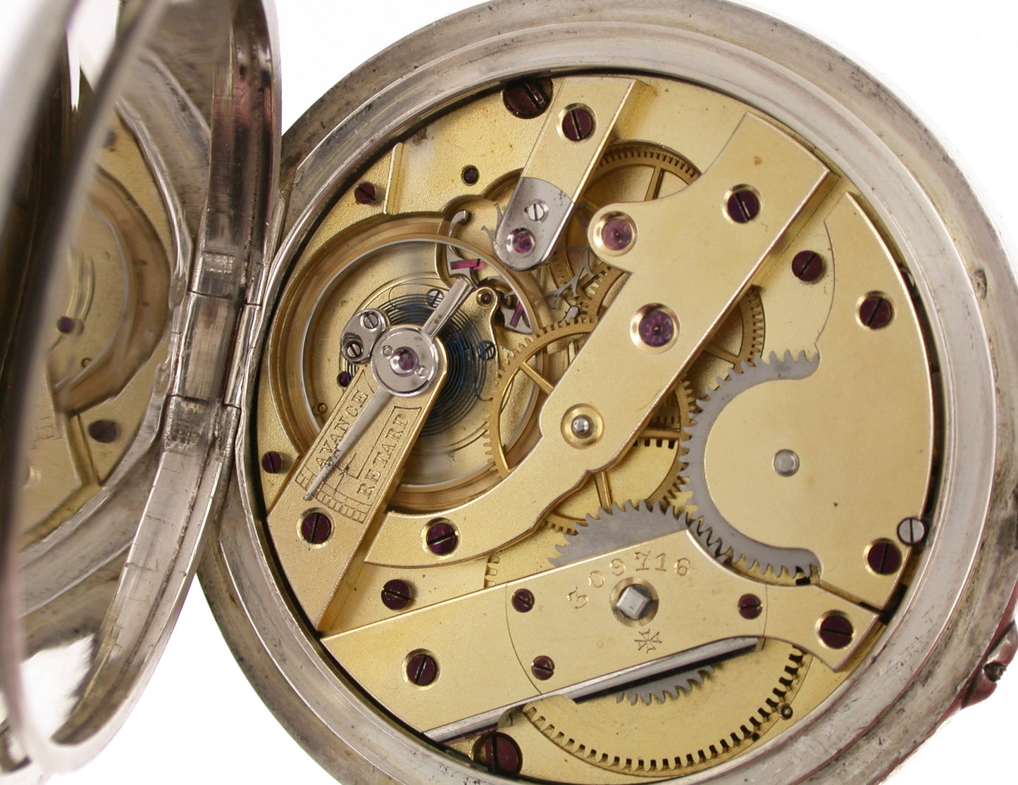 Vacheron & Constantin Silver 0.935 Half Hunter P/W Swiss made 1885