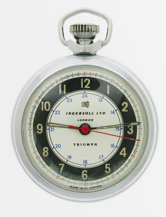 Ingersoll Triumph Pocket Watch Made in GT Britain In Original Box c1920