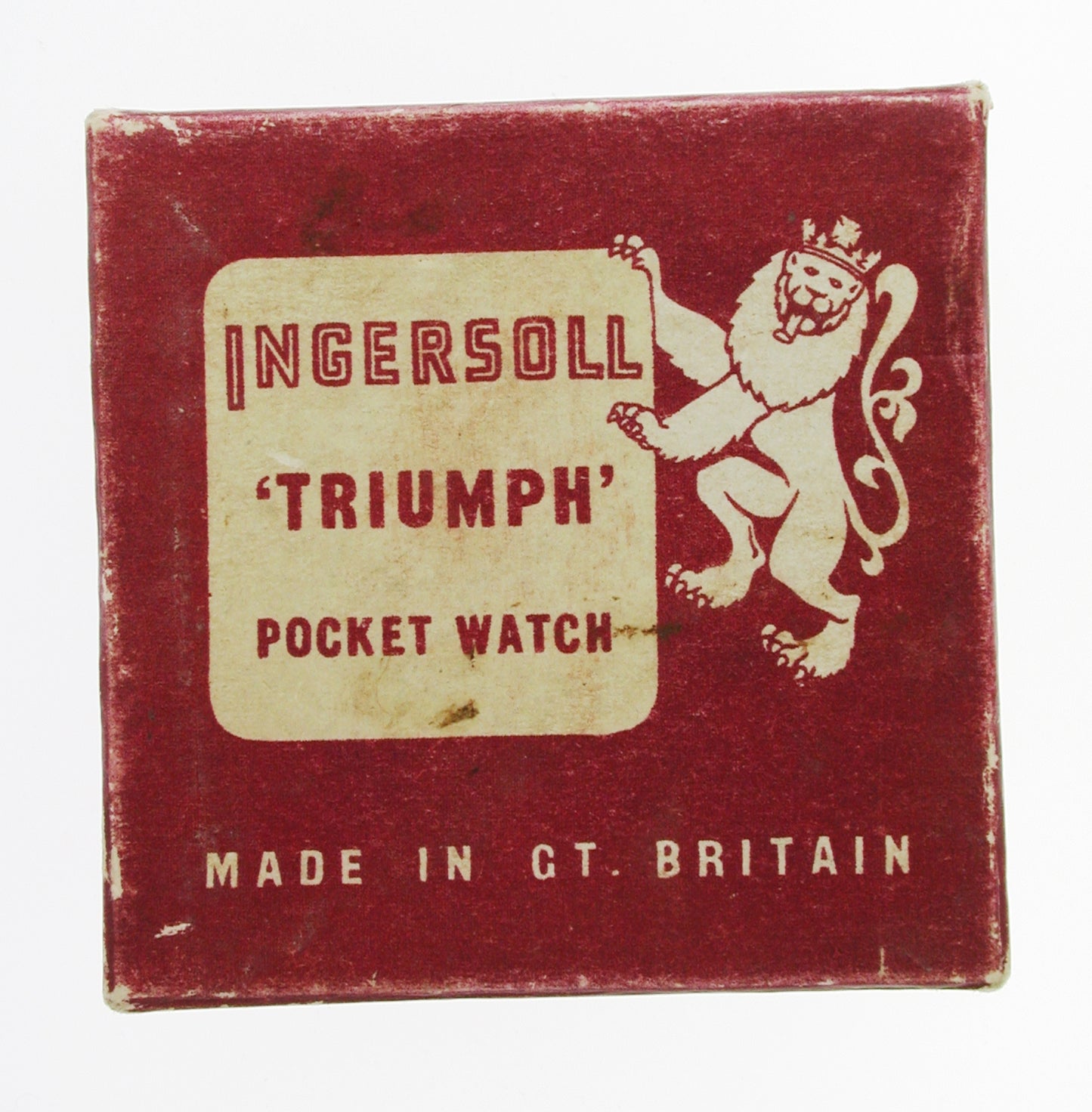 Ingersoll Triumph Pocket Watch Made in GT Britain In Original Box c1920