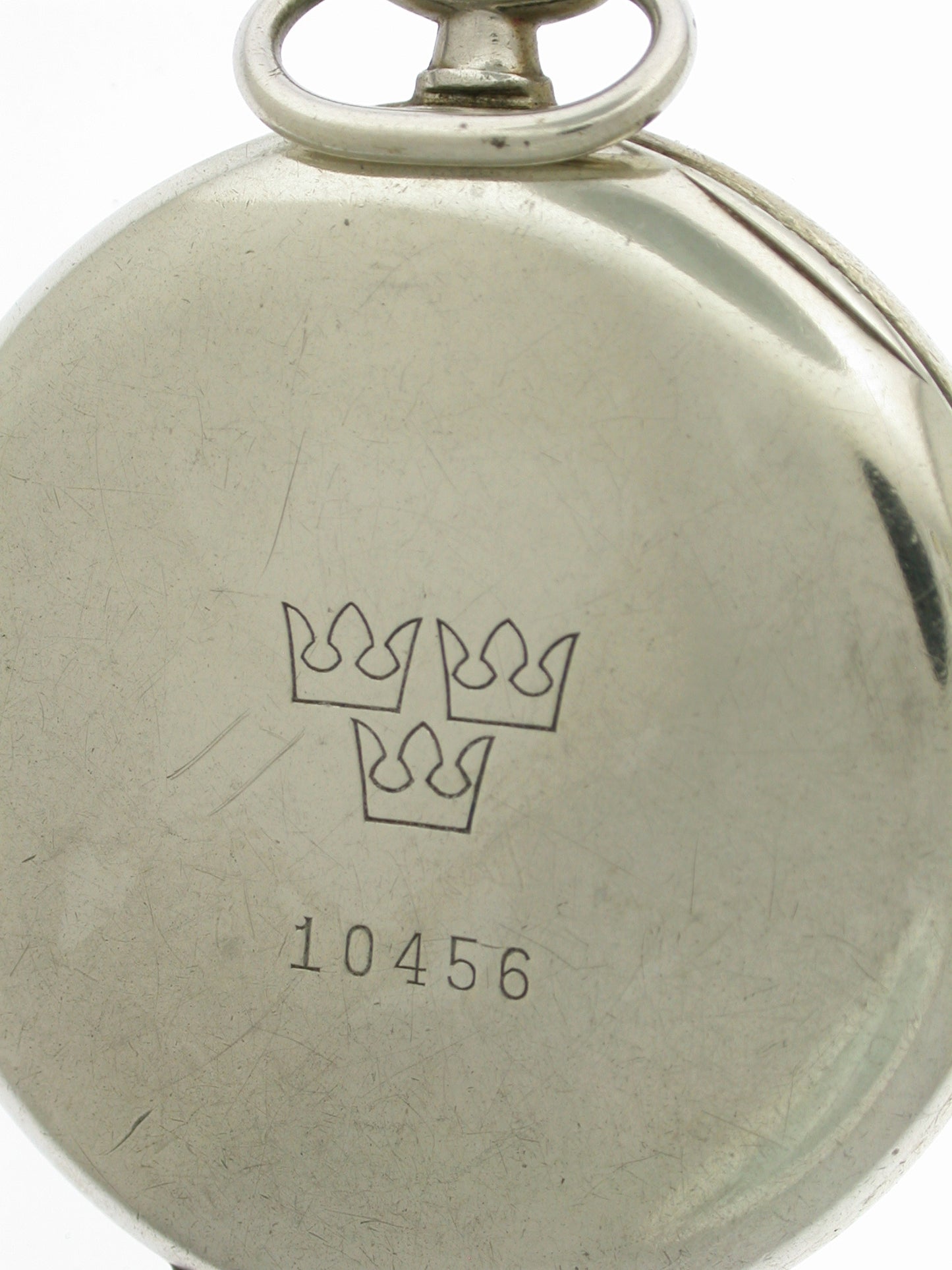 Unique Swedish Military Steel Pocket Watch 1942