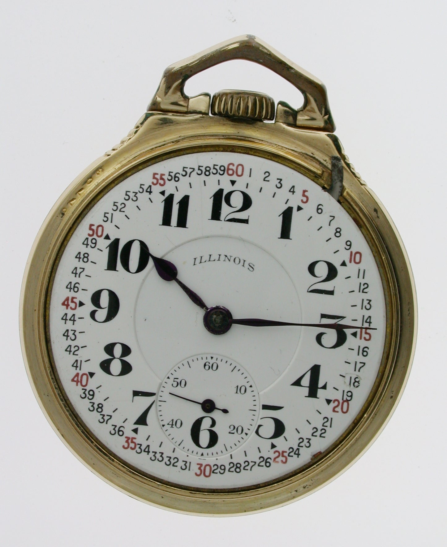 American Illinois Bunn Pocket Watch USA c1923