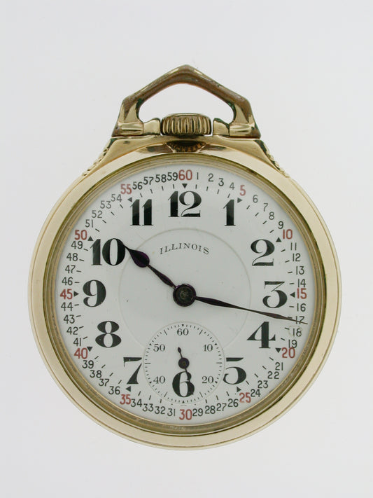 American Illinois Bunn Pocket Watch USA c1923