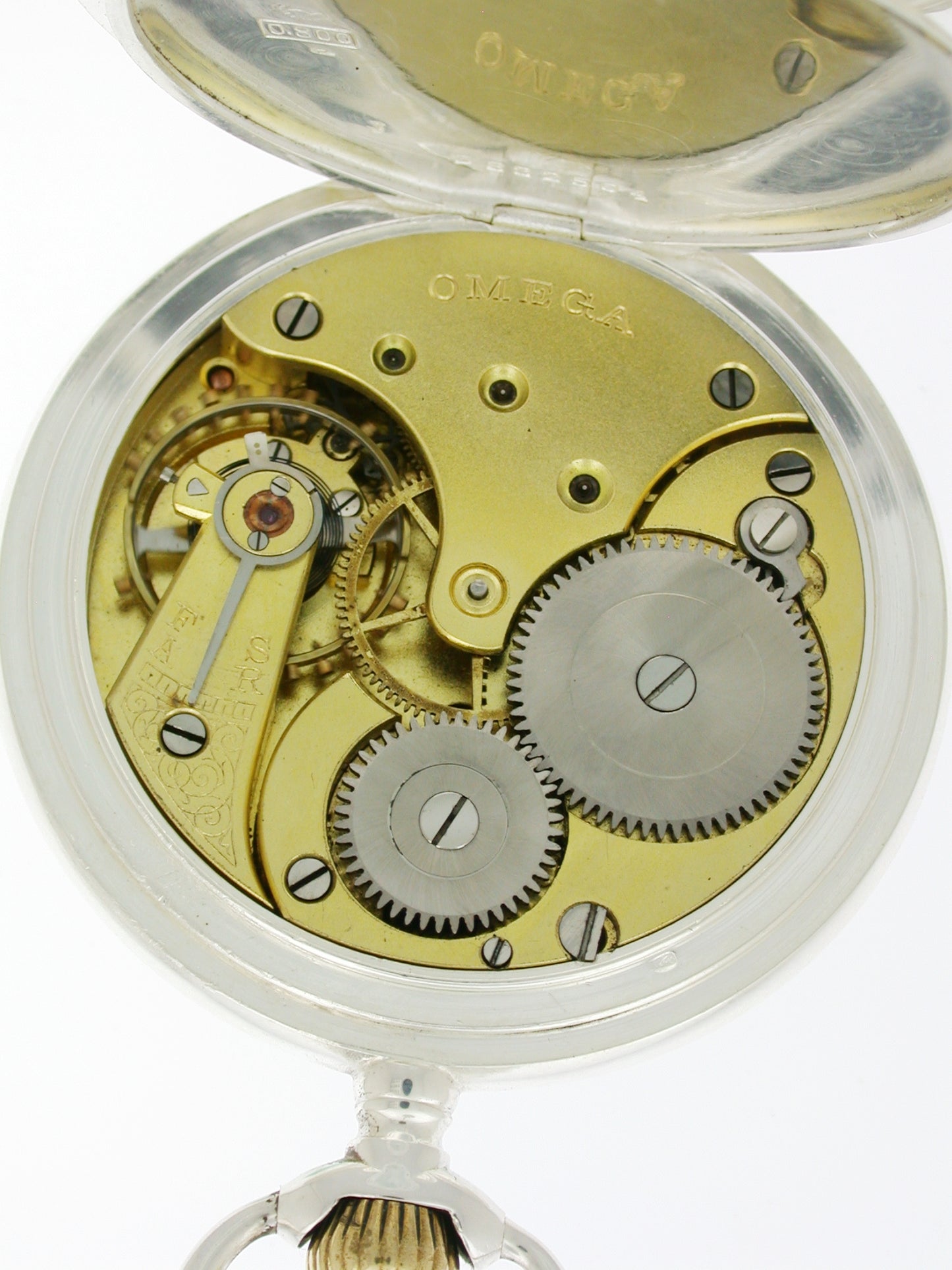 Original 0.800 Omega Silver Pocket Watch Circa 1906