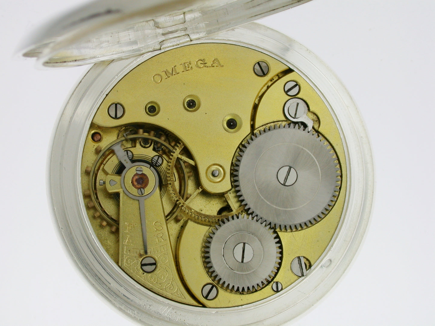 Original 0.800 Omega Silver Pocket Watch Circa 1906