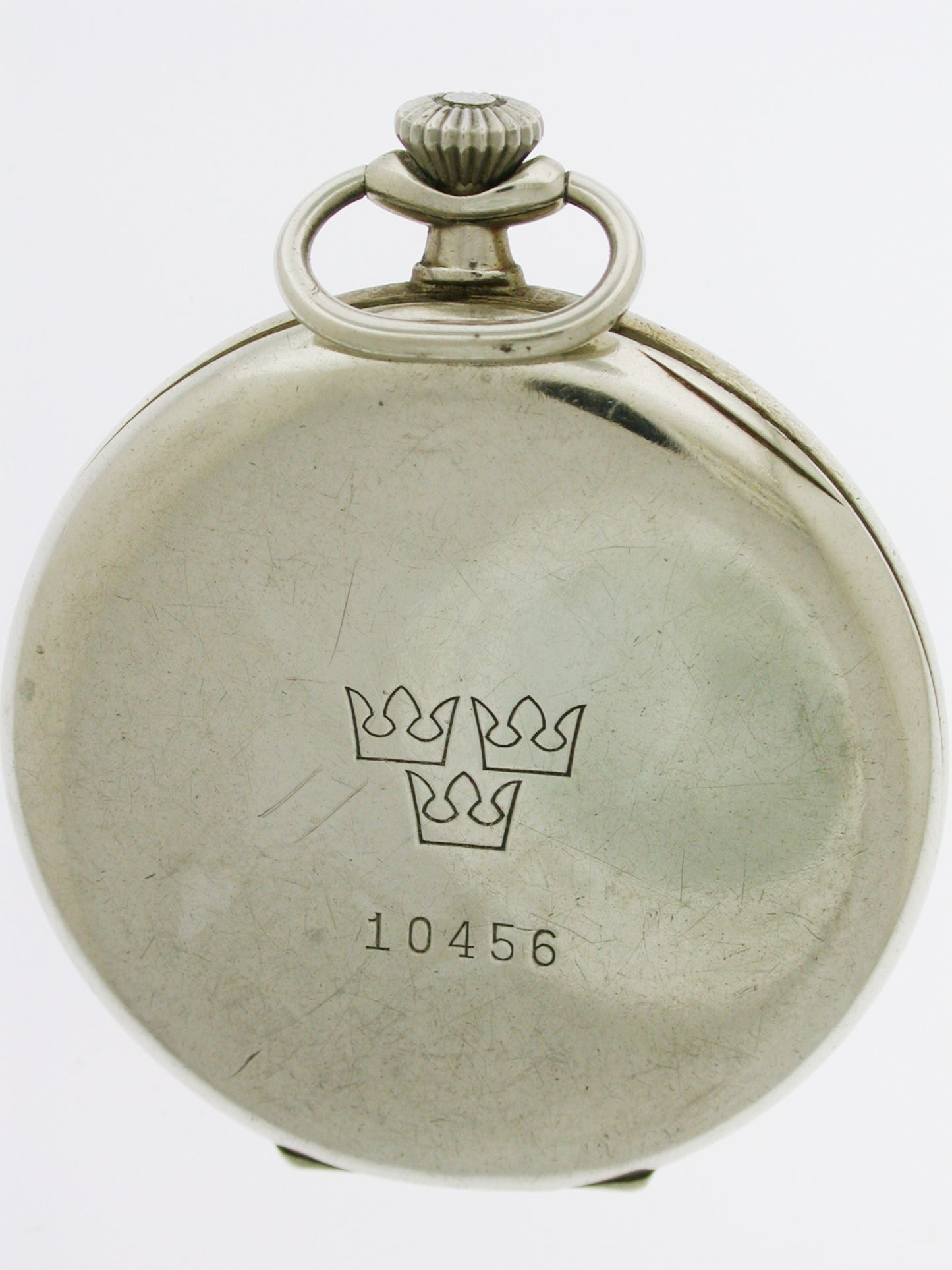 Unique Swedish Military Steel Pocket Watch 1942