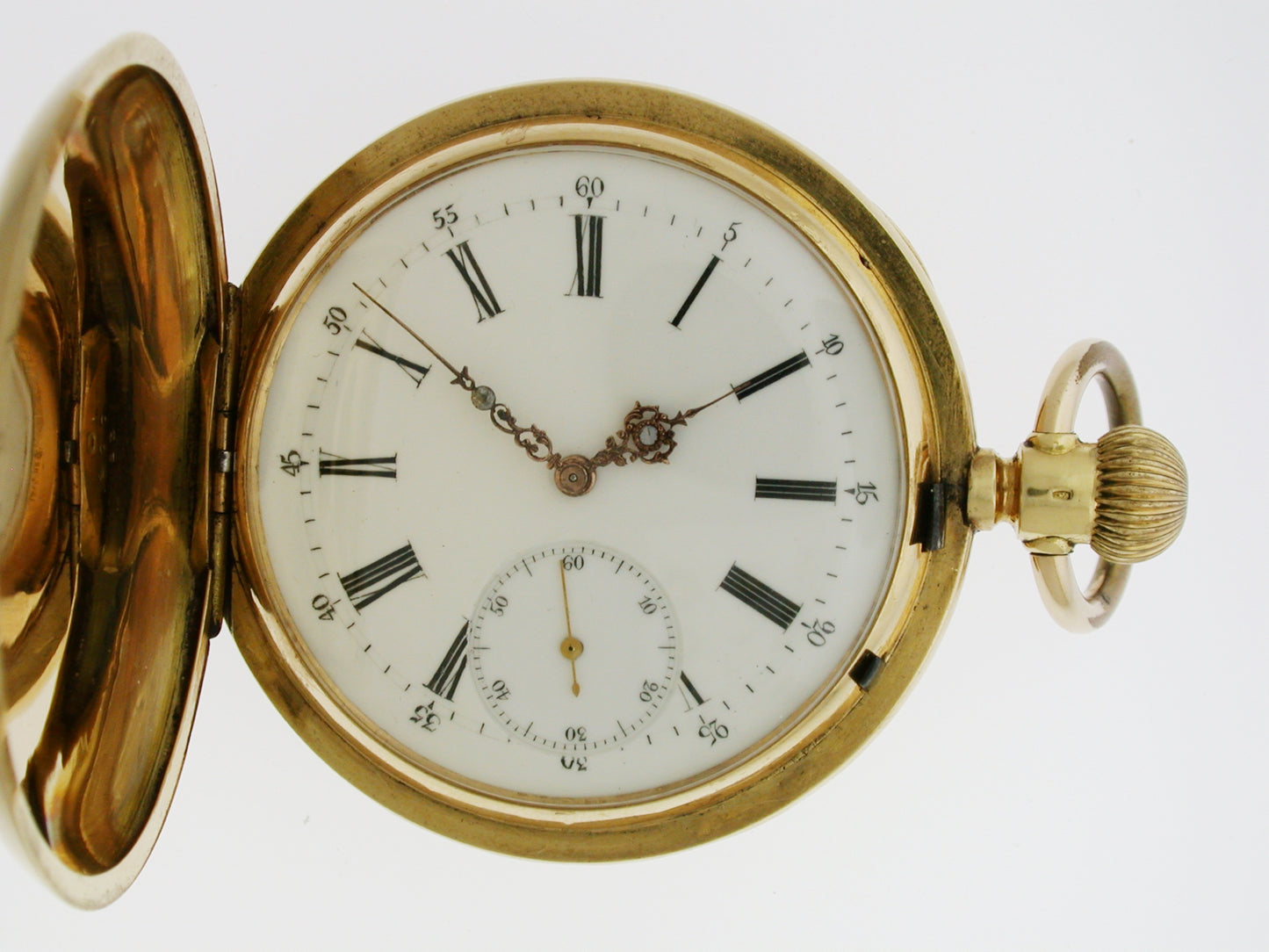 18 Kt Gold Full Hunter Pocket Watch – 1880