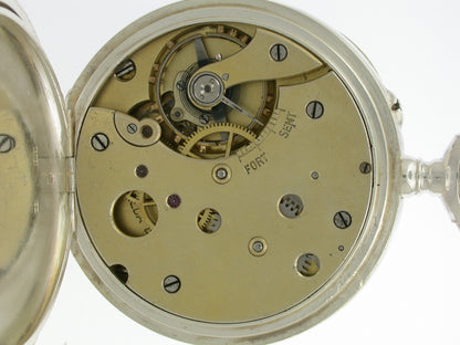 Silver Halda Swedish Patek Philippe  Pocket Watch - 1900