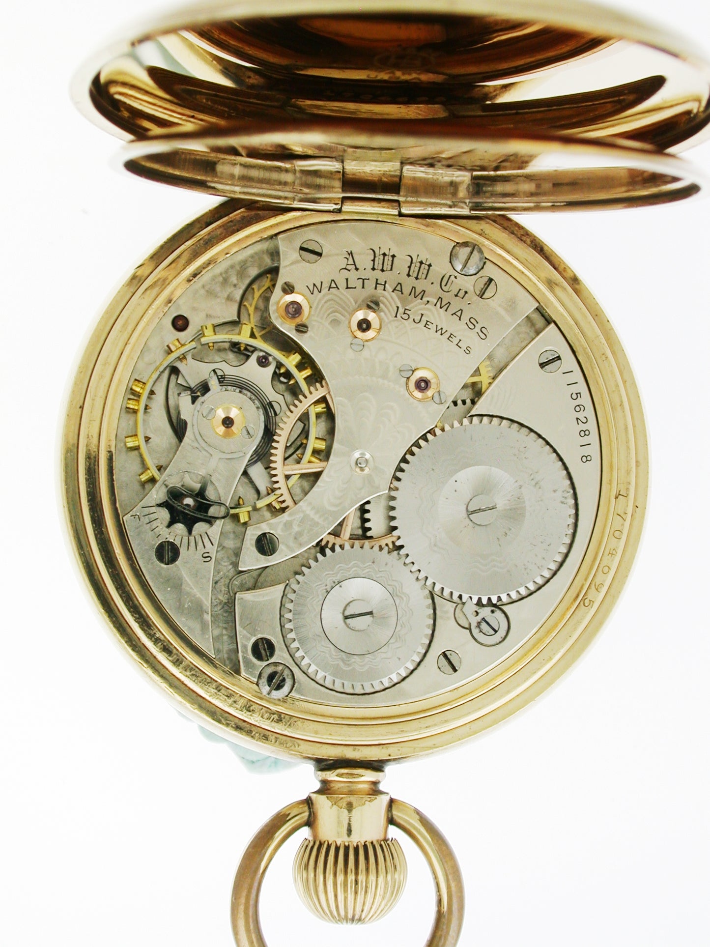 Waltham Gold Filled Open-Face Pocket Watch Made in USA - 1902