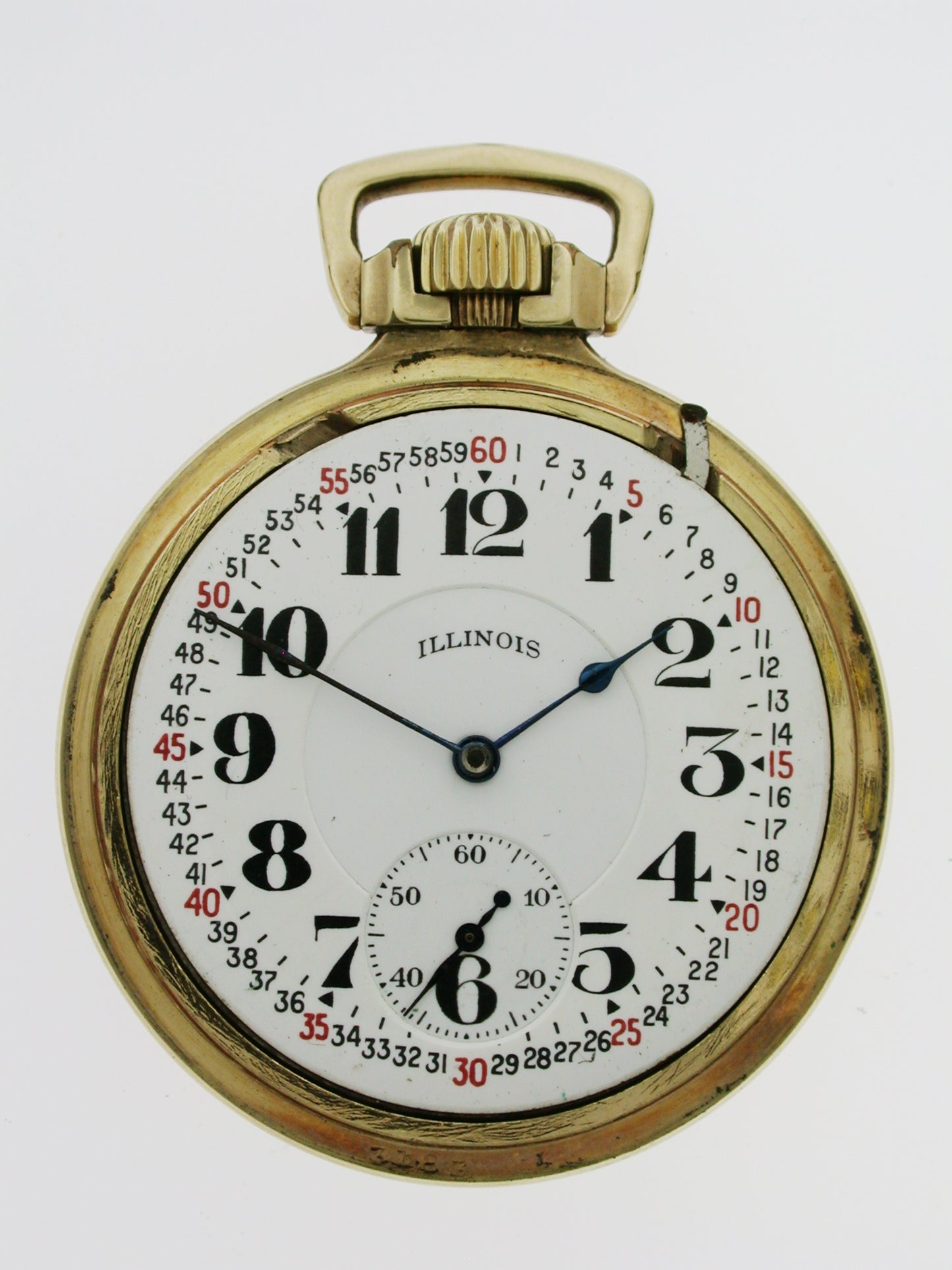 American Illinois Gold-Filled Railway Bunn Special Pocket Watch - USA, 1923