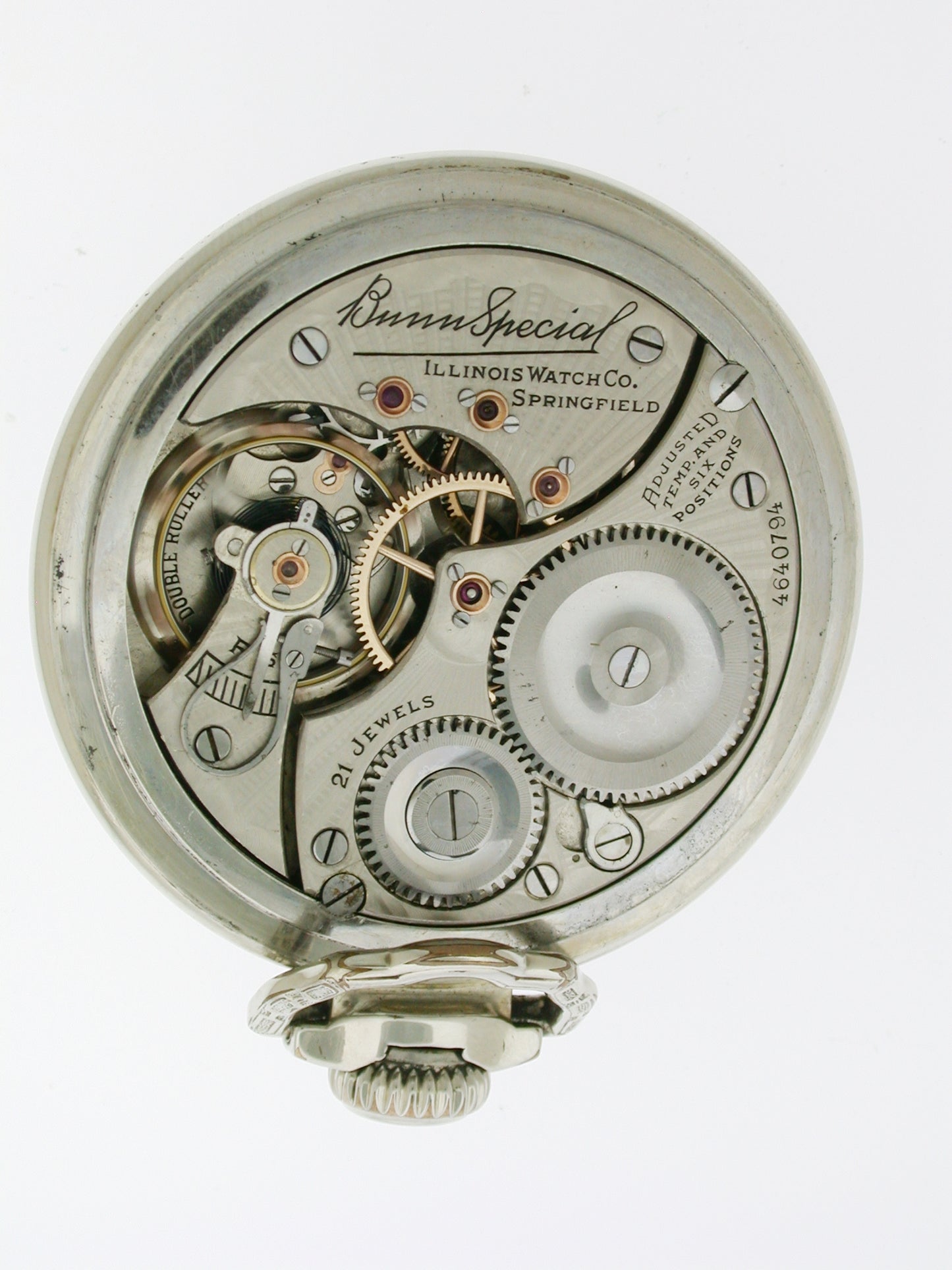 American Illinois Steel Railway Bunn Special Pocket Watch - USA 1923