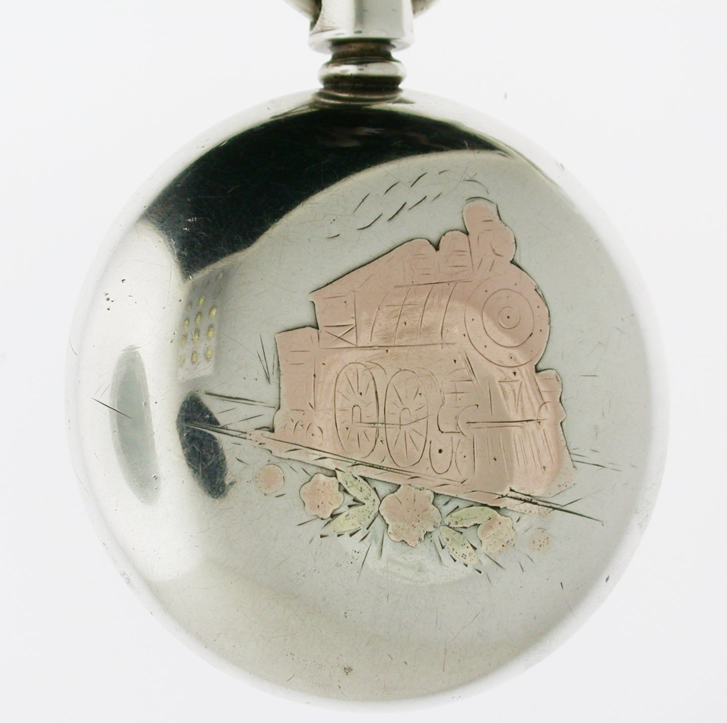 Elgin Silver 925 Railroad Pocket Watch, Early 20th Century