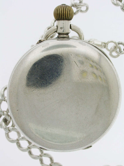 Antique Silver BENNETT Gent's Pocket Watch English London 1906