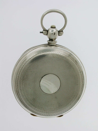 Antique Silver Bovet Full Hunter Pocket Watch for Chinese Market Swiss