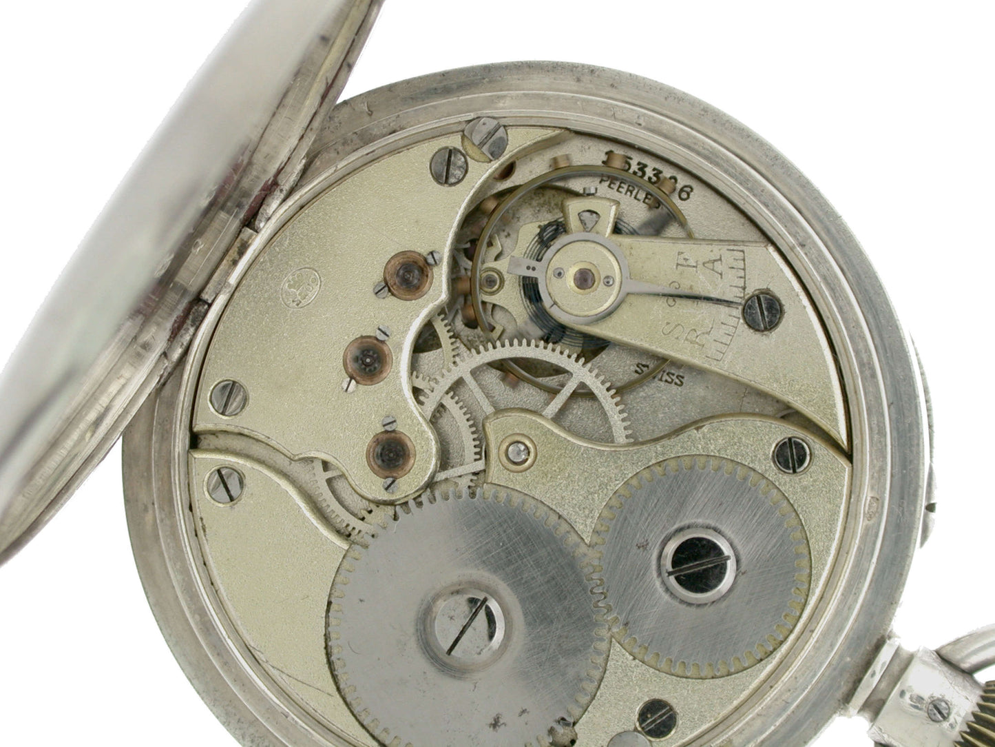 IWC Stauffer S&Co Peerless Open Face Pocket Watch Swiss 1905