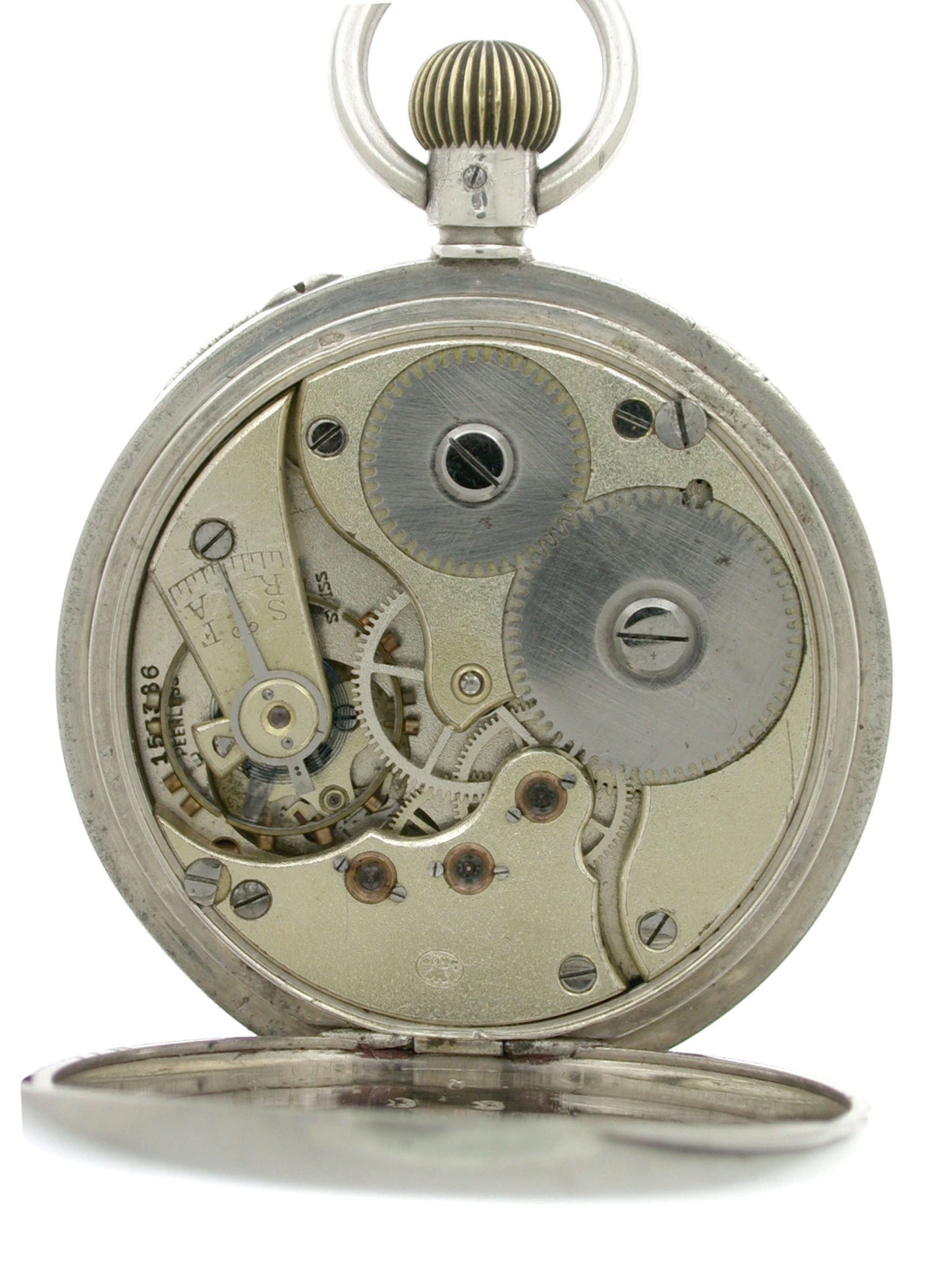 IWC Stauffer S&Co Peerless Open Face Pocket Watch Swiss 1905