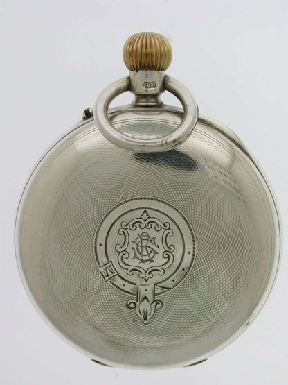 Silver J.W. BENSON Pocket Watch London 1897