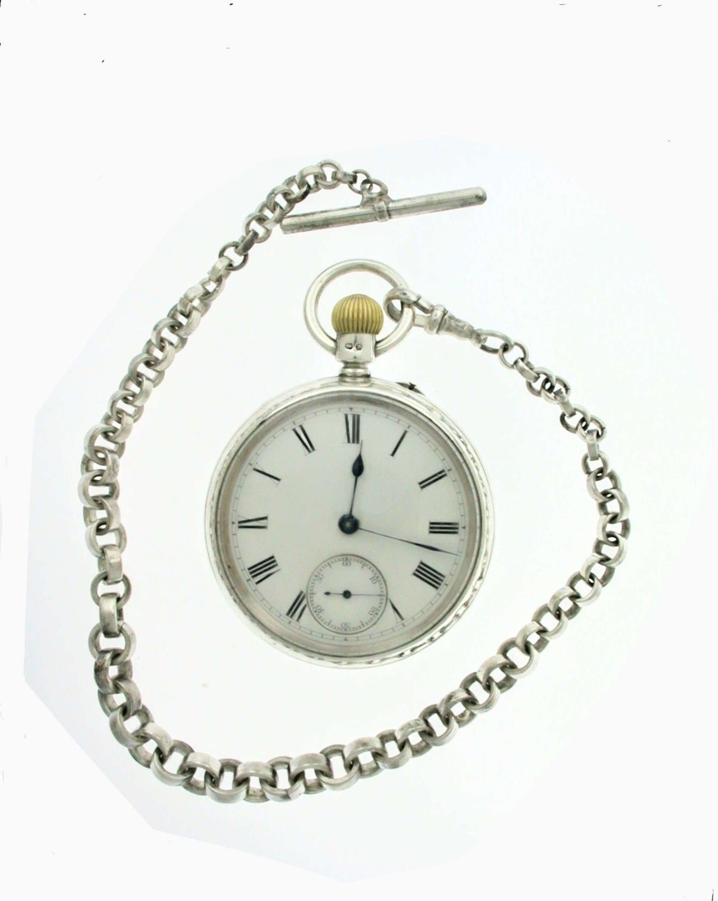 Silver Open Face Pocket Watch Chester 1896 Very High Quality English