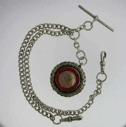 Silver Pocket Watch Chain (75)