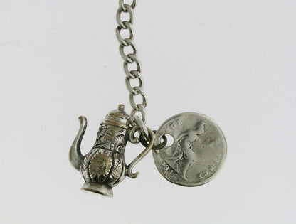 Silver Pocket Watch Chain (70)