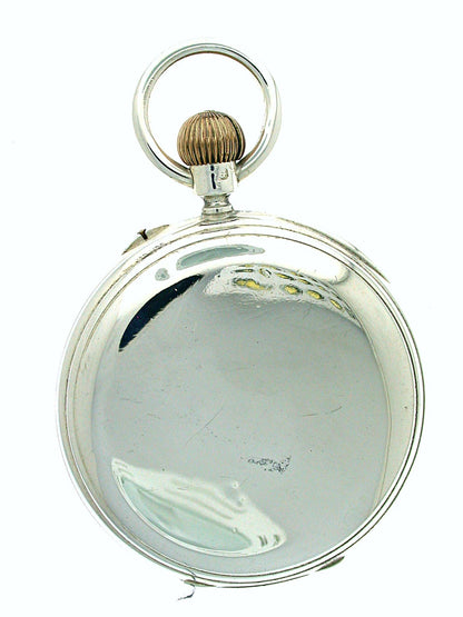 Silver R.J. Barfoot & Co English Pocket Watch Hallmarked London 1905