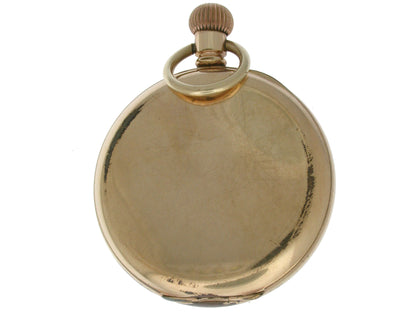 Thomas Russell Gold Filled Open Face Pocket Watch Swiss 1930